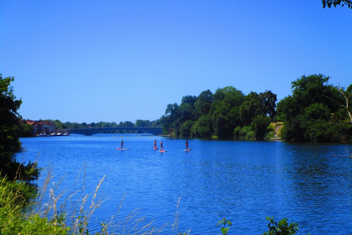Paddle sur le Lot