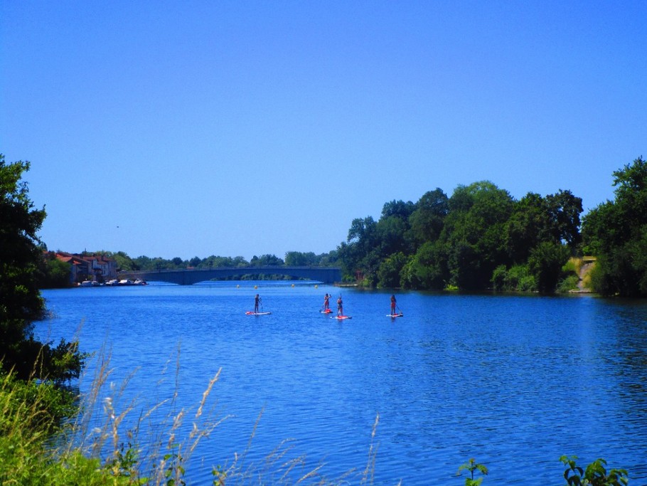 Paddle sur le Lot