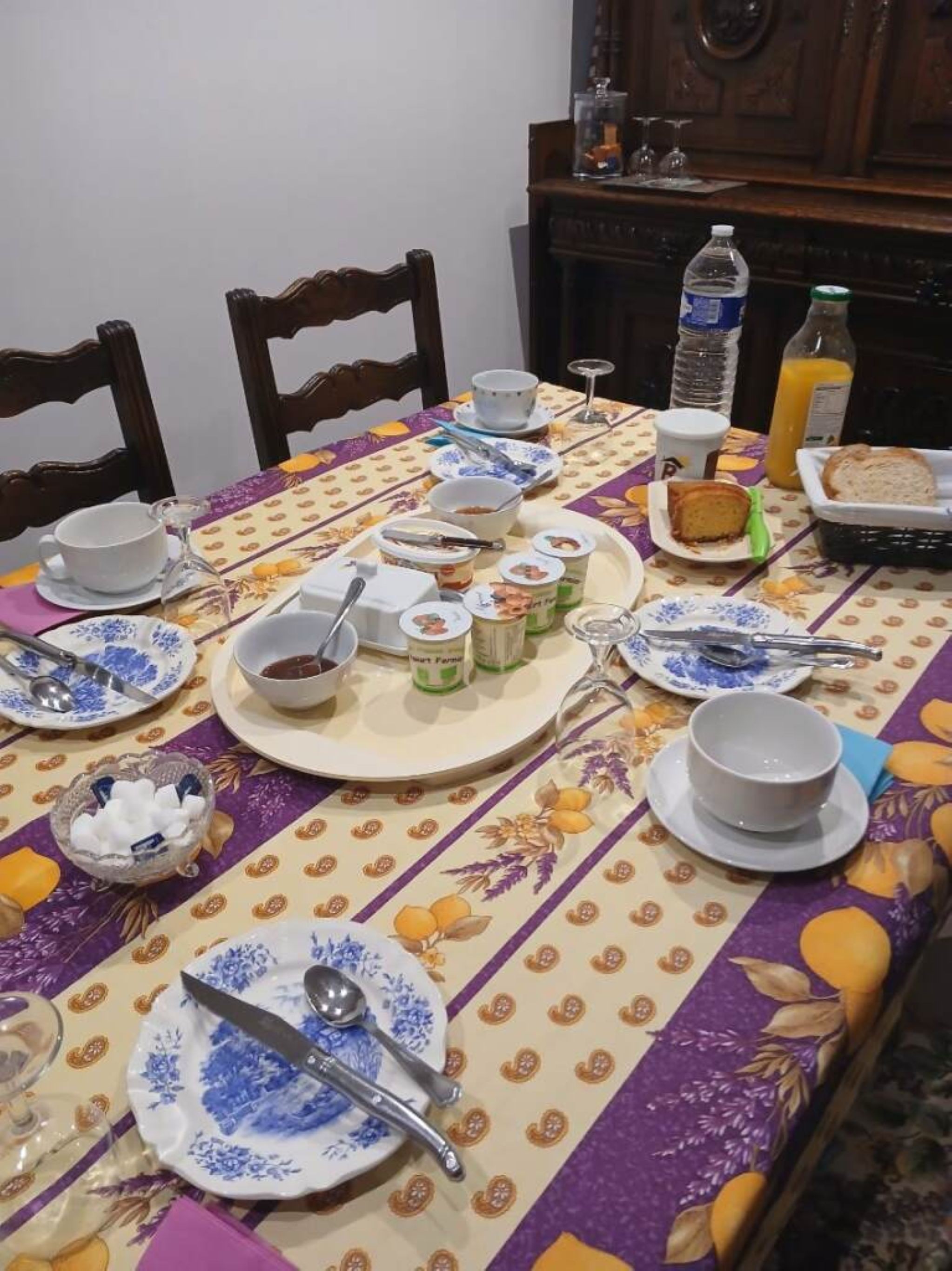 Petit déjeuner "comme à la maison"