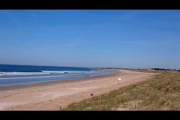 La grande plage de Kerhillio à Erdeven