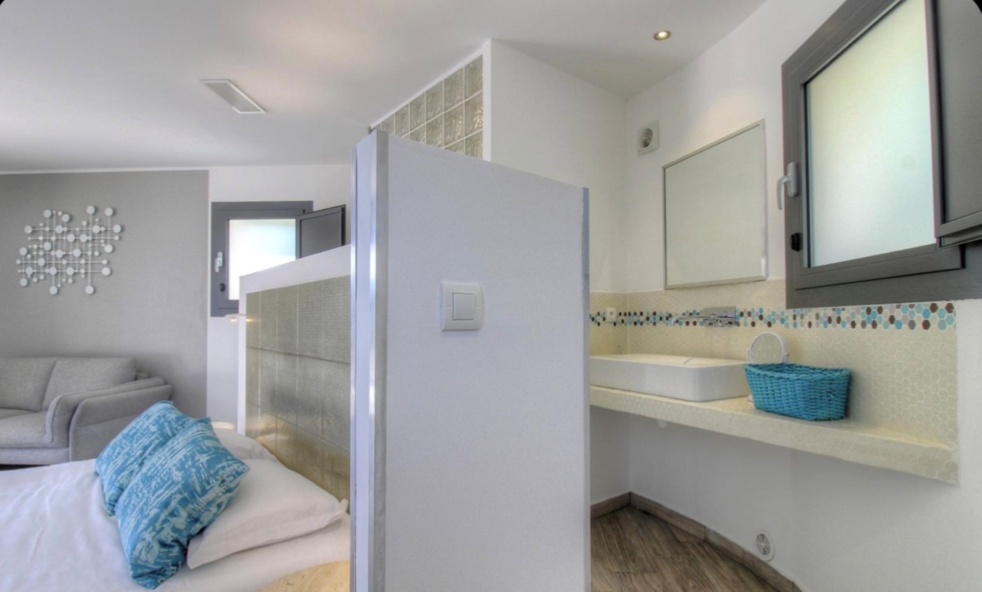 U Barracun Salle d'eau ouverte sur la chambre