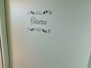toilet door