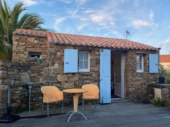 Chambre Tournepierre avec un lit en 160 à L'ile d'Yeu
