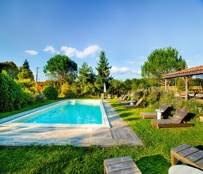 Maison d'hôtes Le Hour - Piscine Commune