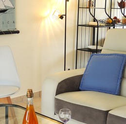 Belle maison de vacances proche mer -St Cast le Guildo : Le Salon