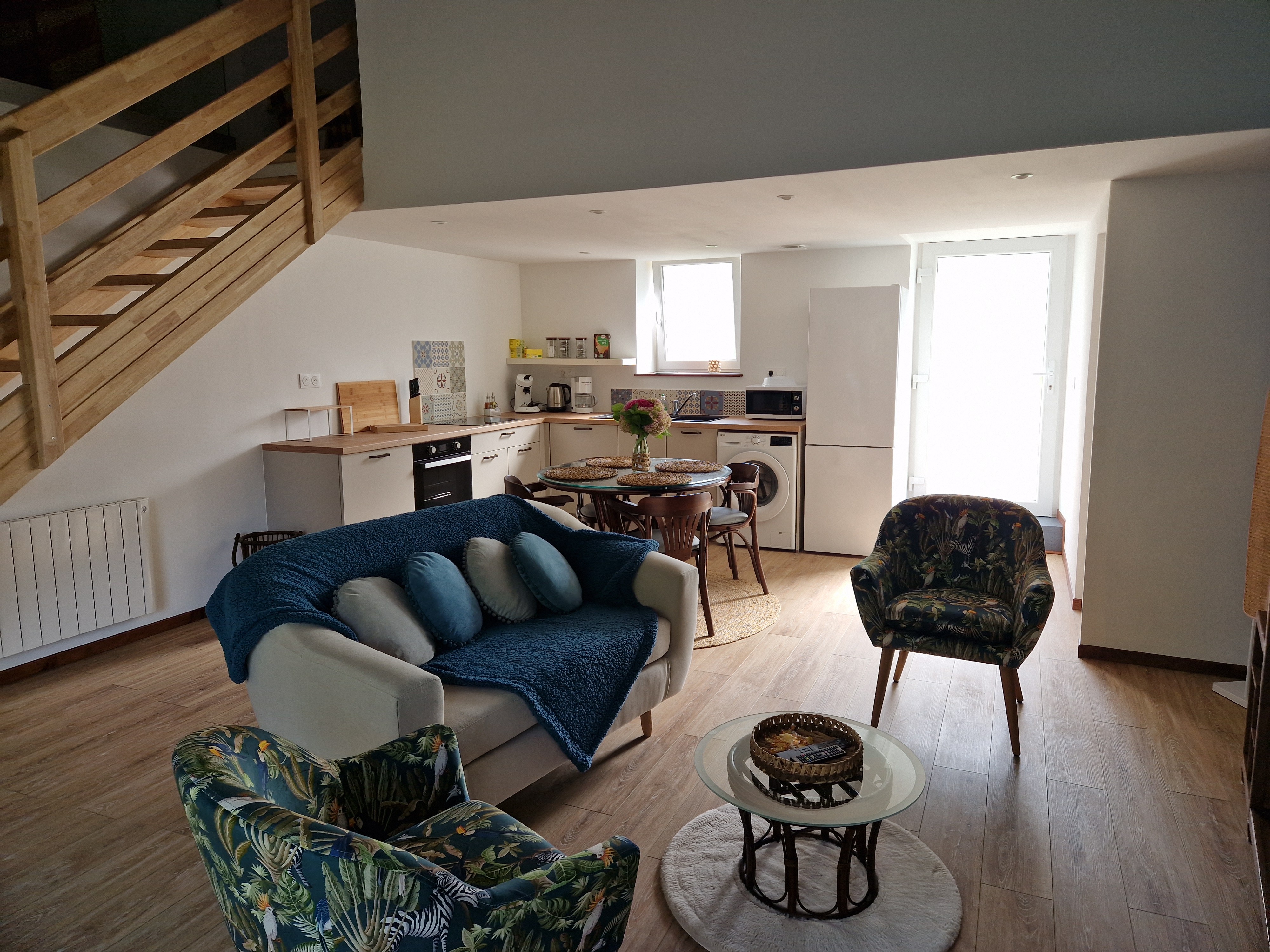 living room - Gite les bords de l'Amezule, gite Mirabelle