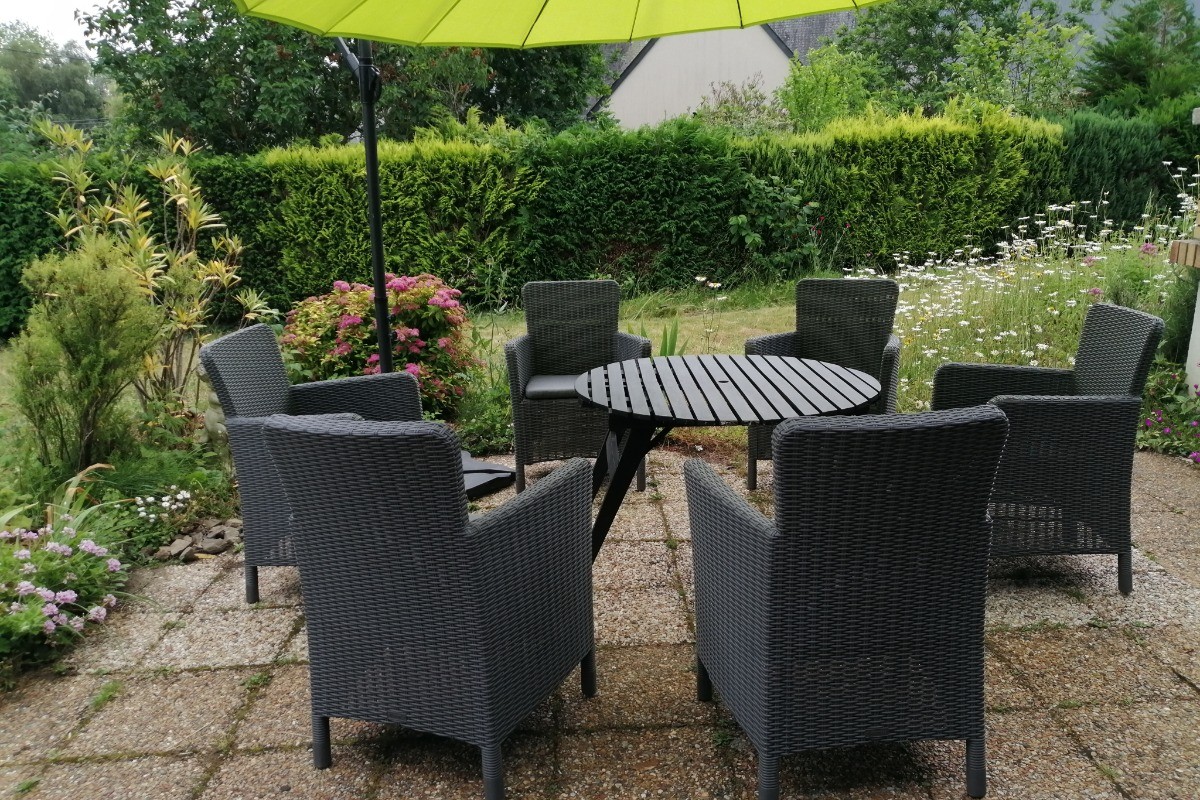 A peaceful evening on the terrace