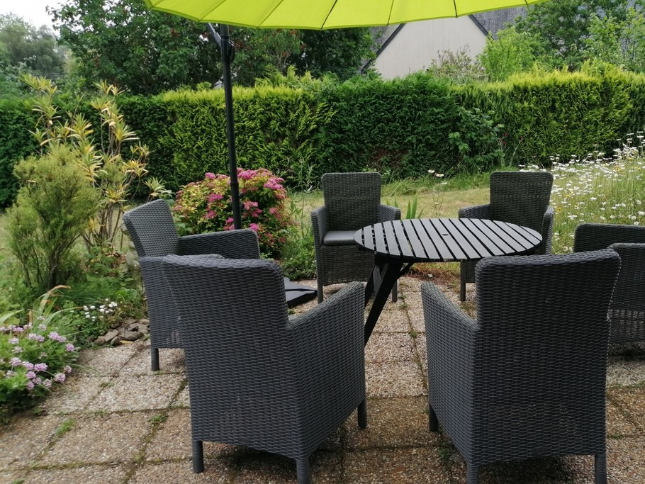 A peaceful evening on the terrace