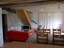 In a row, table and lounge