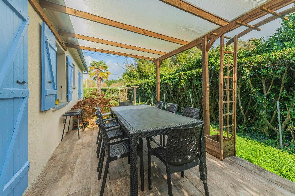 Terrasse extérieur abritée