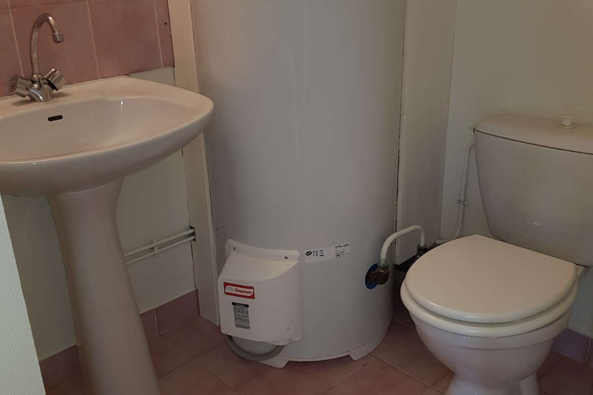 La salle d'eau de la chambre parentale