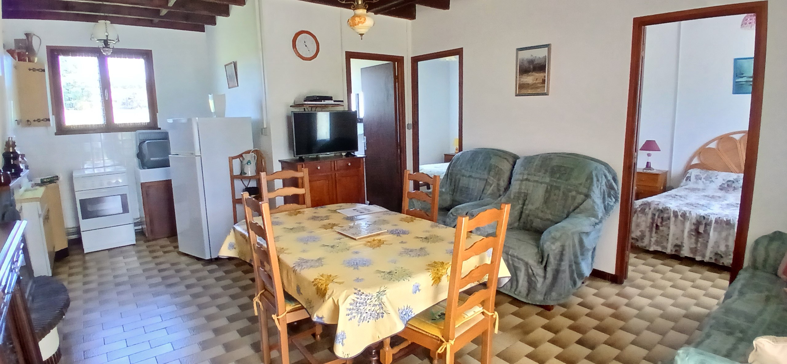 Gîte "La Courberie" - Espagnac, Corrèze : La pièce de vie