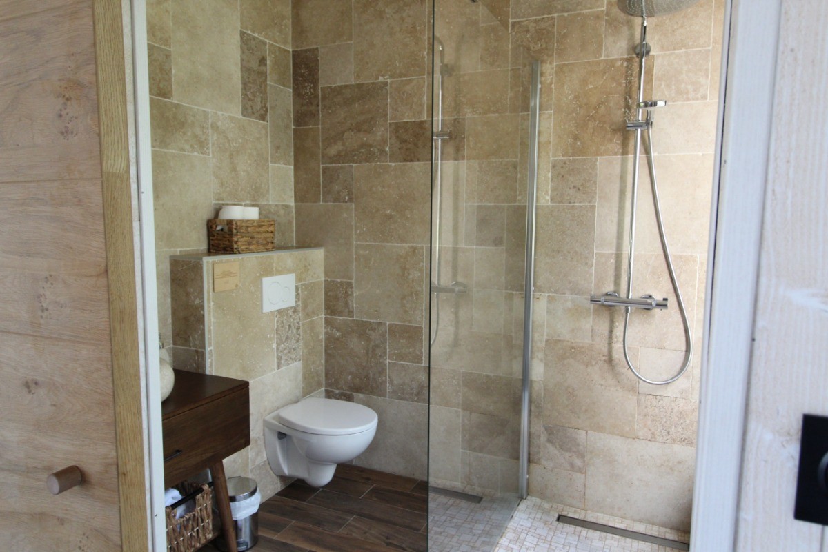 Salle d'eau Eco-Lodge Africain - Sainte-Barbe dans Les Vosges