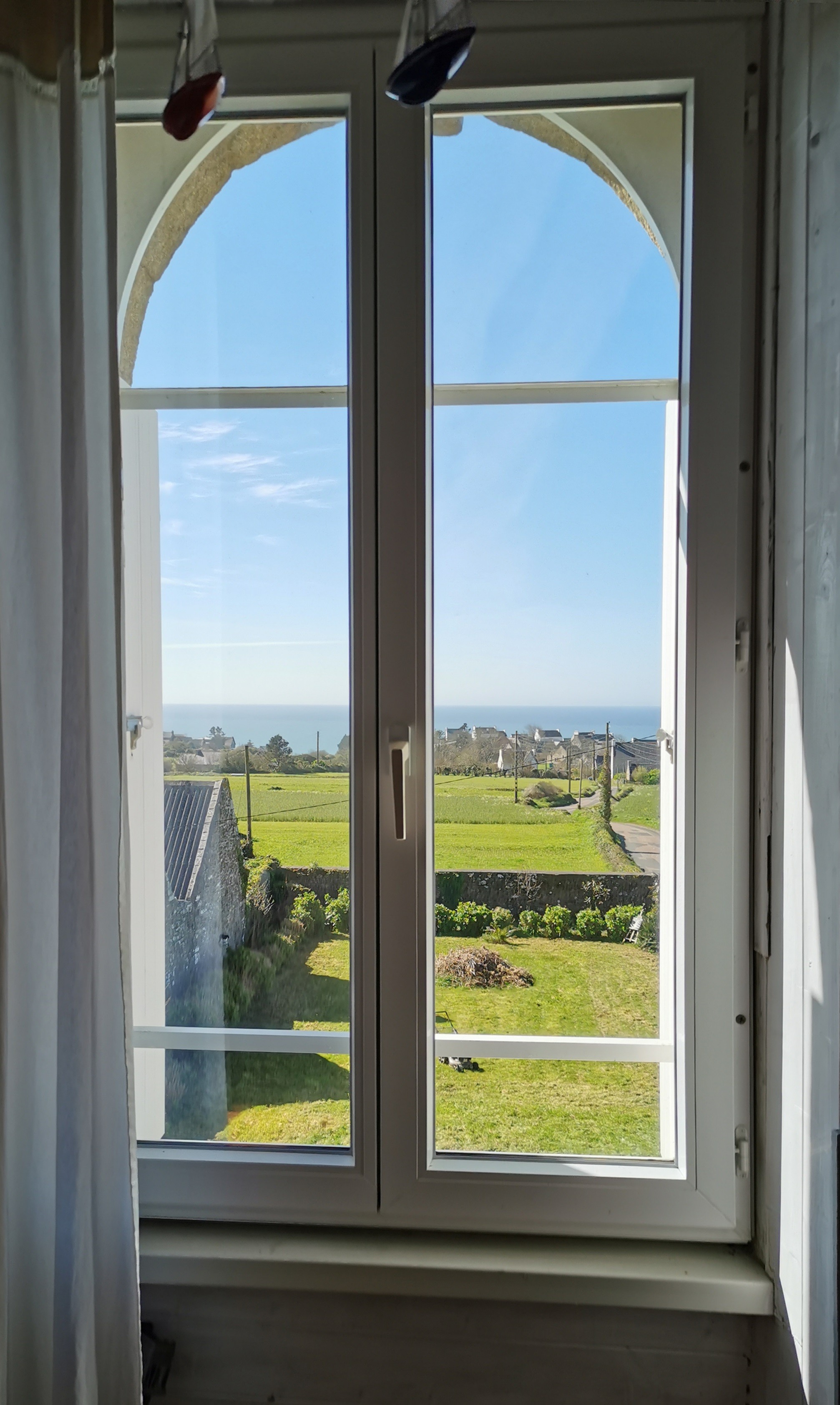 Vue mer des chambres