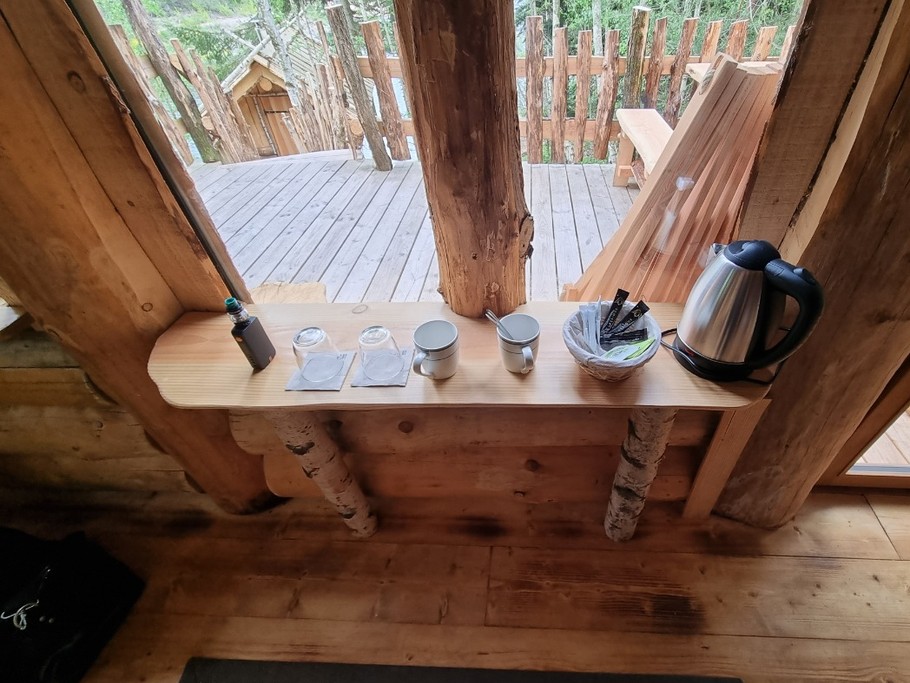 Fuste du Trappeur - Les Cabanes du Lac de Pierre Percée