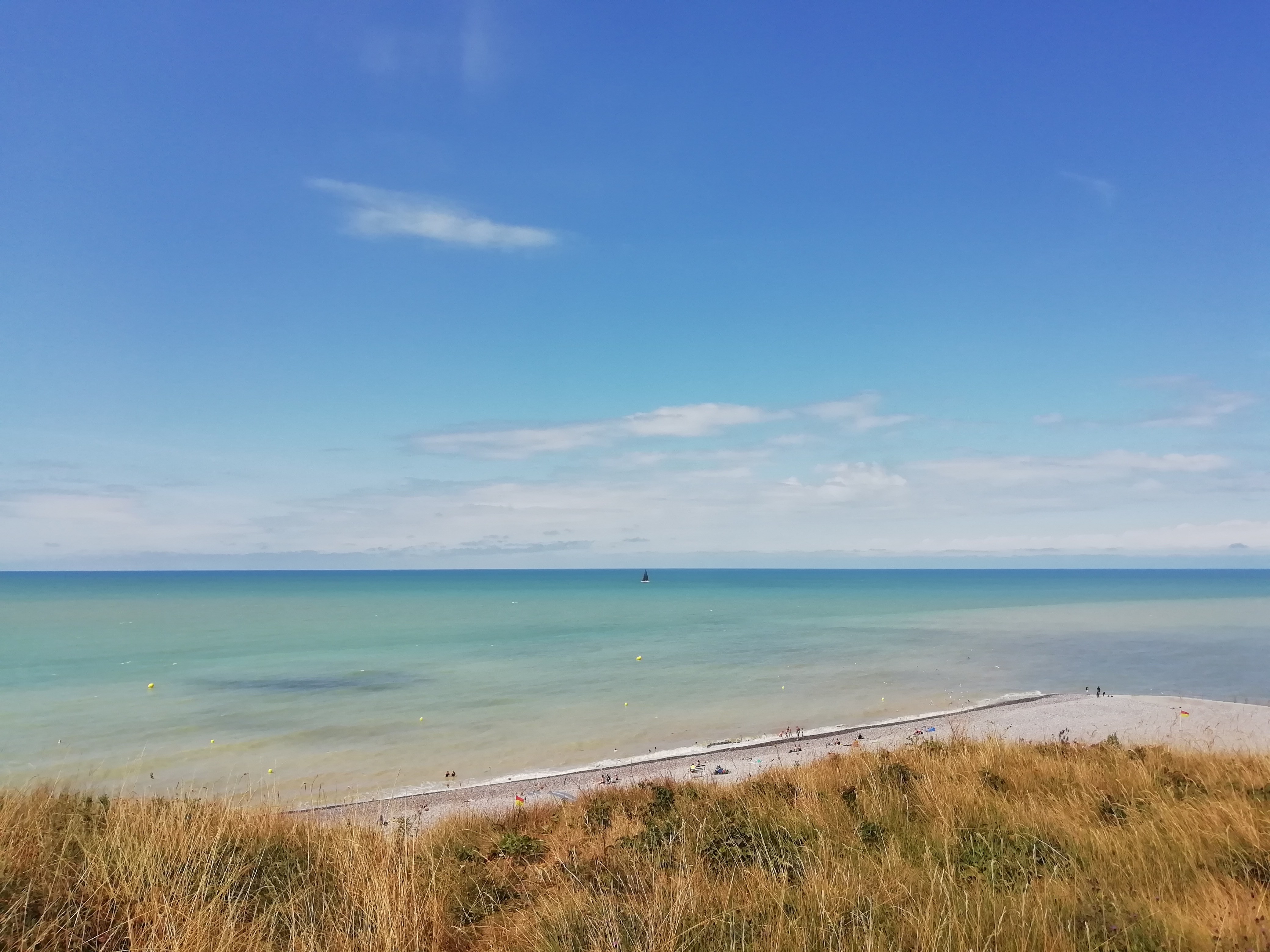 La descente à la plage