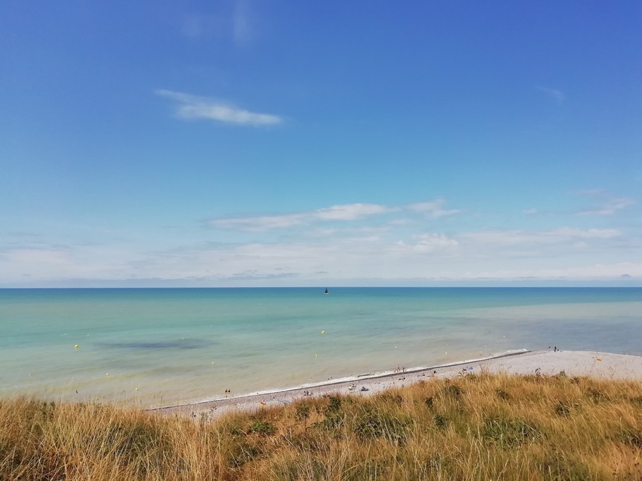 La descente à la plage