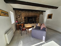 Salon avec TV, accès internet