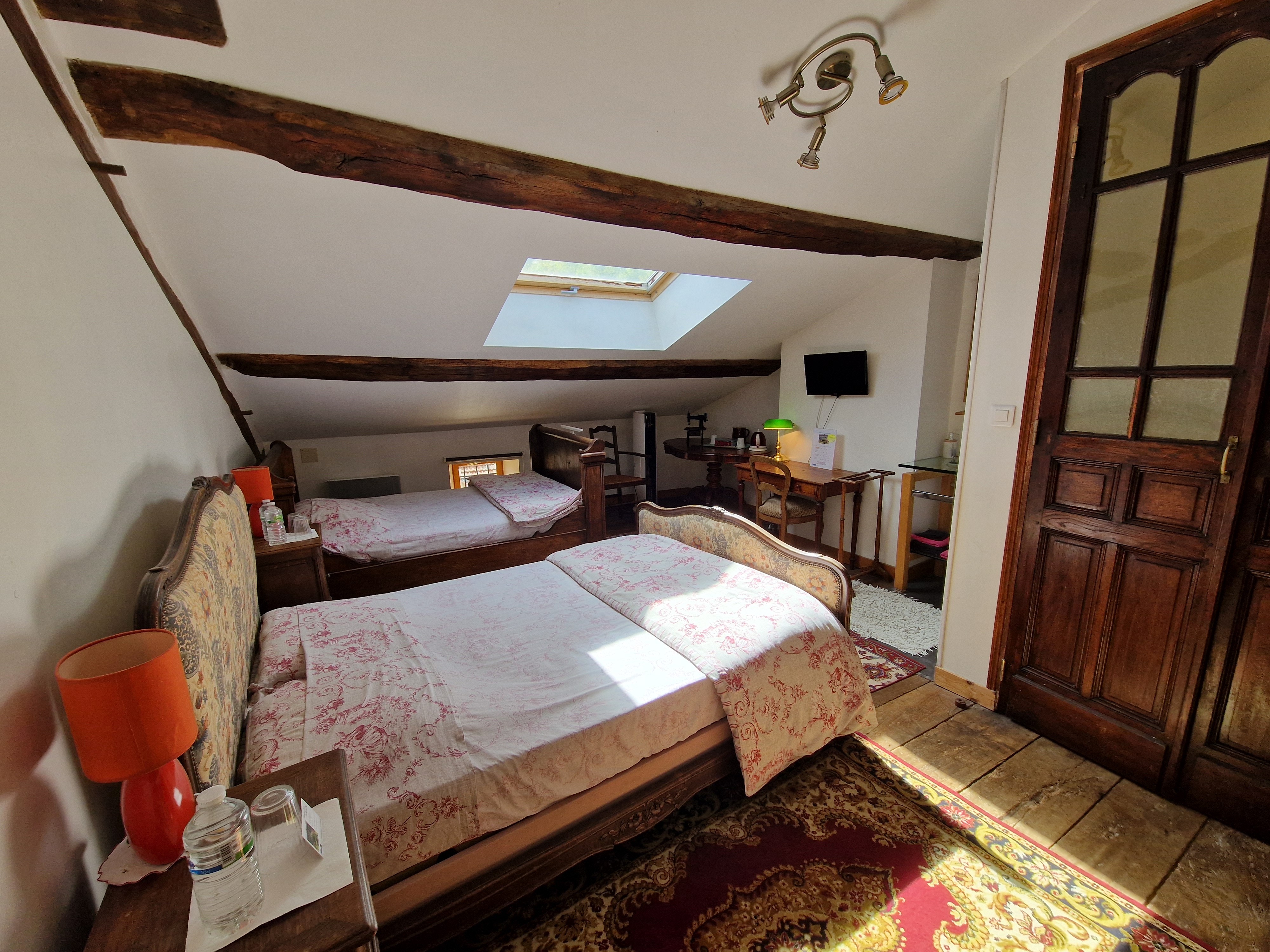 Chambre lumineuse - Chambre Claude le Lorrain, chambres d'hôtes Le Val du Roy