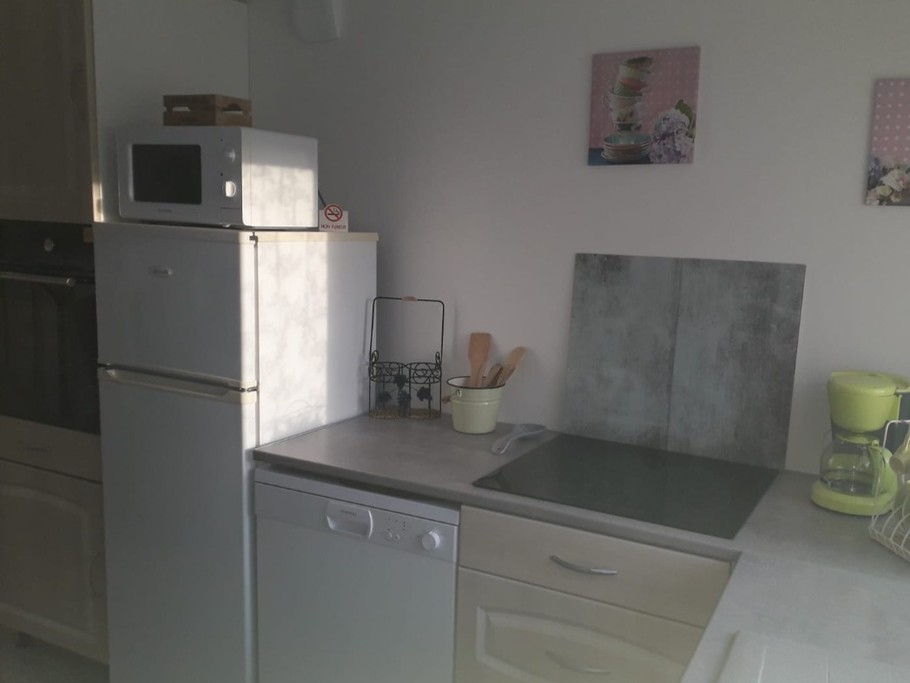 Les jardins de Salinor, location, Planguenoual, cuisine frigo