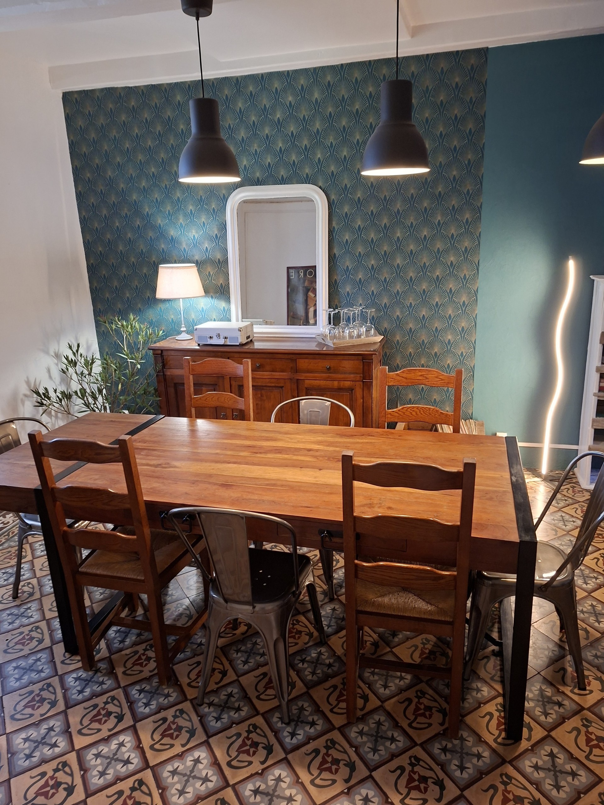 Maison "Le Suquet", Pontgibaud, Puy de Dôme : Le salon-salle à manger