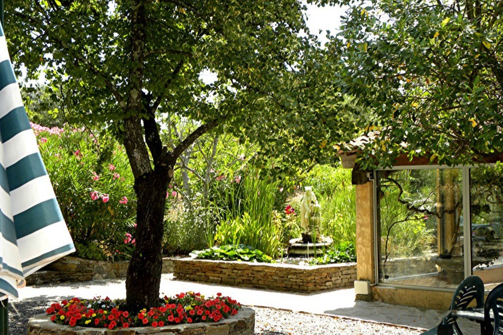 Le coin zen du jardin