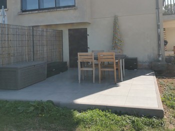 Terrasse petit gîte