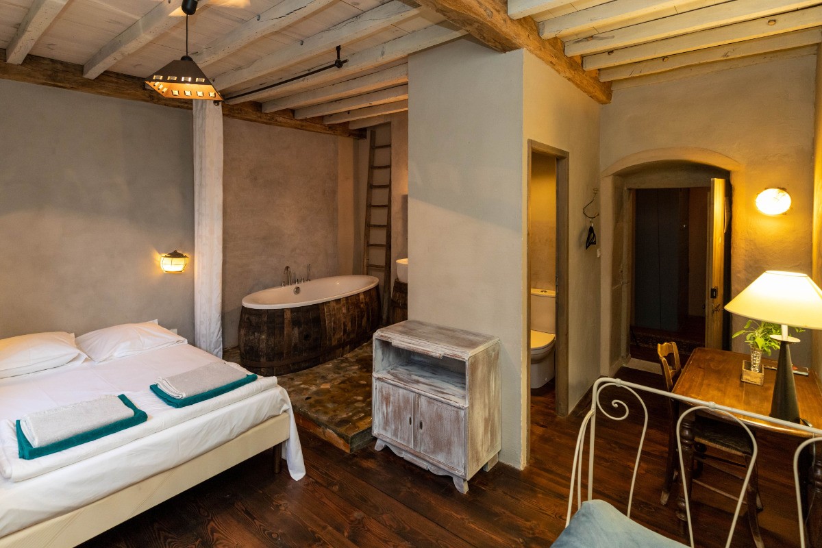 Chambre Tsukuyami, 1 lit 160 ou 2 lits de 80 (possibilité d'un lit bébé)