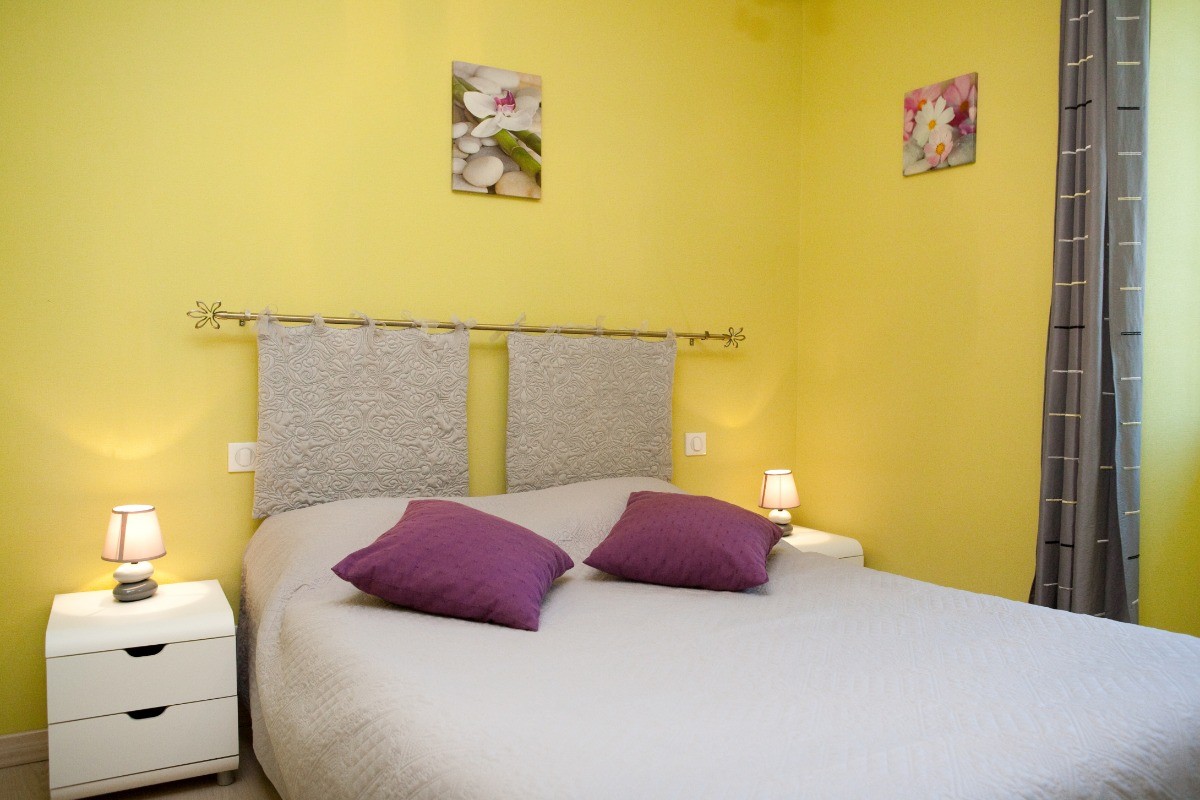 Gîte Clévacances - Logis du Castelviel - Albi - Tarn - Occitanie -Sud-Ouest - Chambre