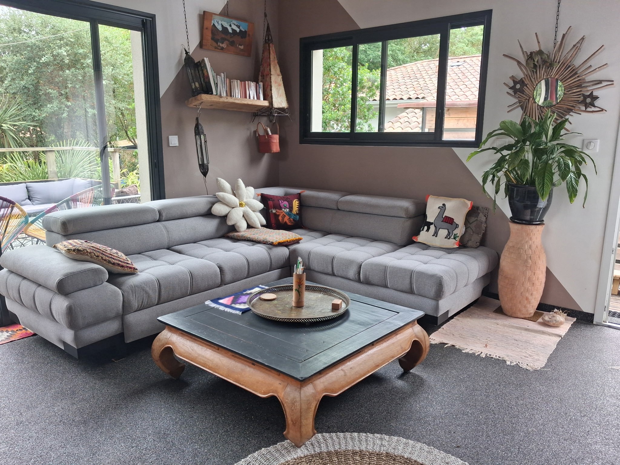 Espace séjour - Villa contemporaine Messanges