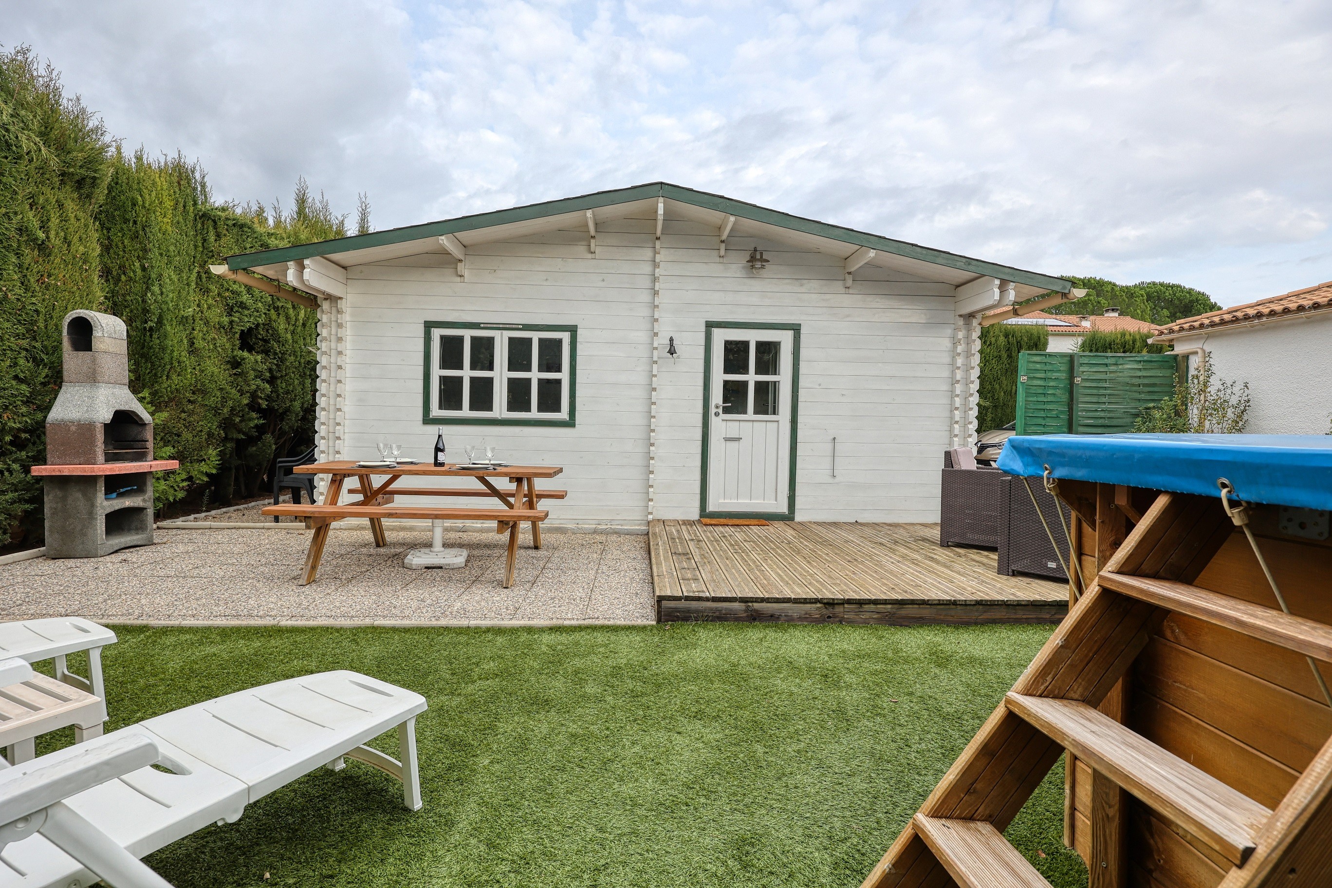 Jardin privatif pour des vacances au calme dans le Languedoc