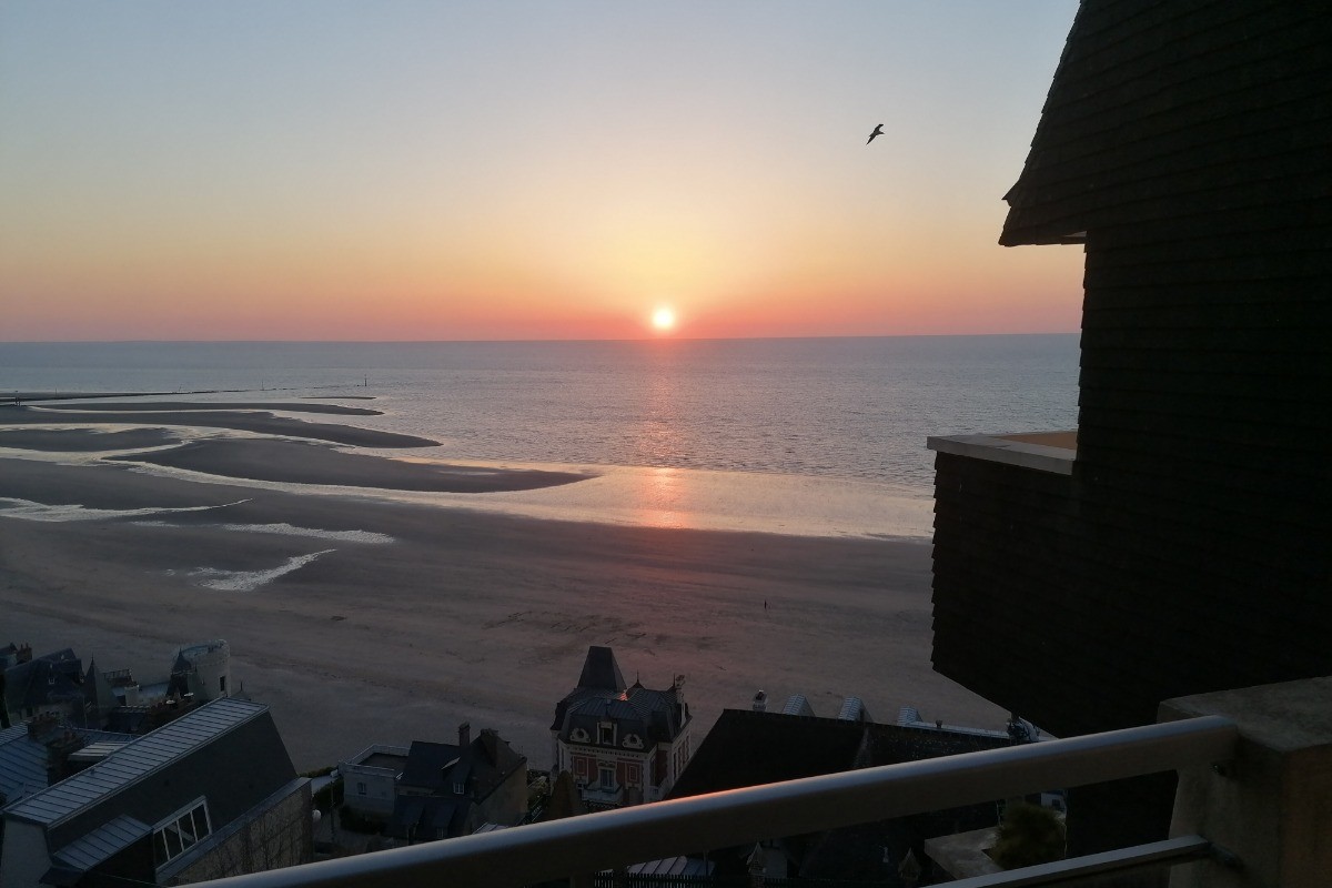 Vue du coucher de soleil