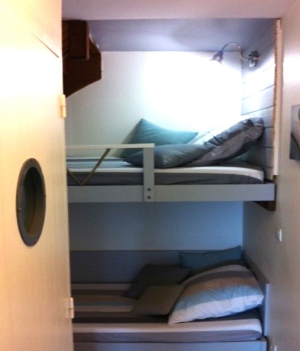 Location 4 personnes, proche mer, Trevou Tréguignec, chambre - Le bihan