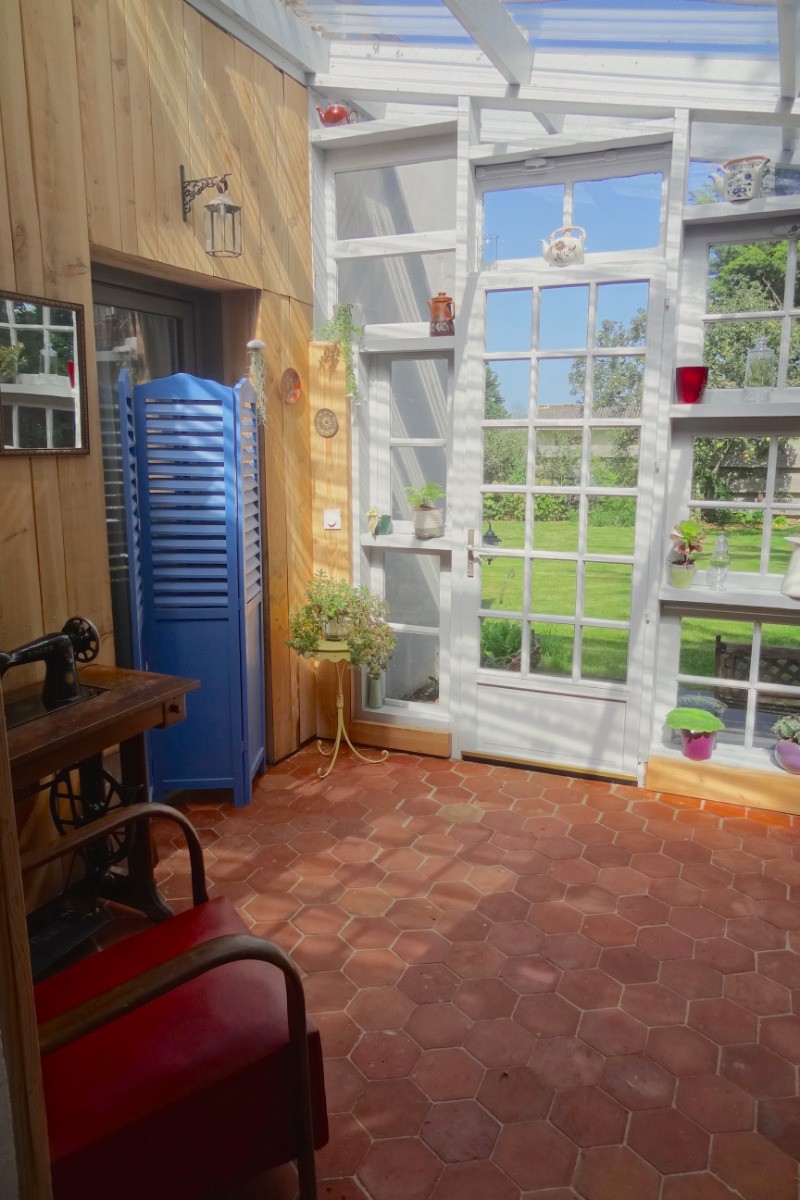 Jacob, Clévacances, location, Plouha, jardin d'hiver, patio