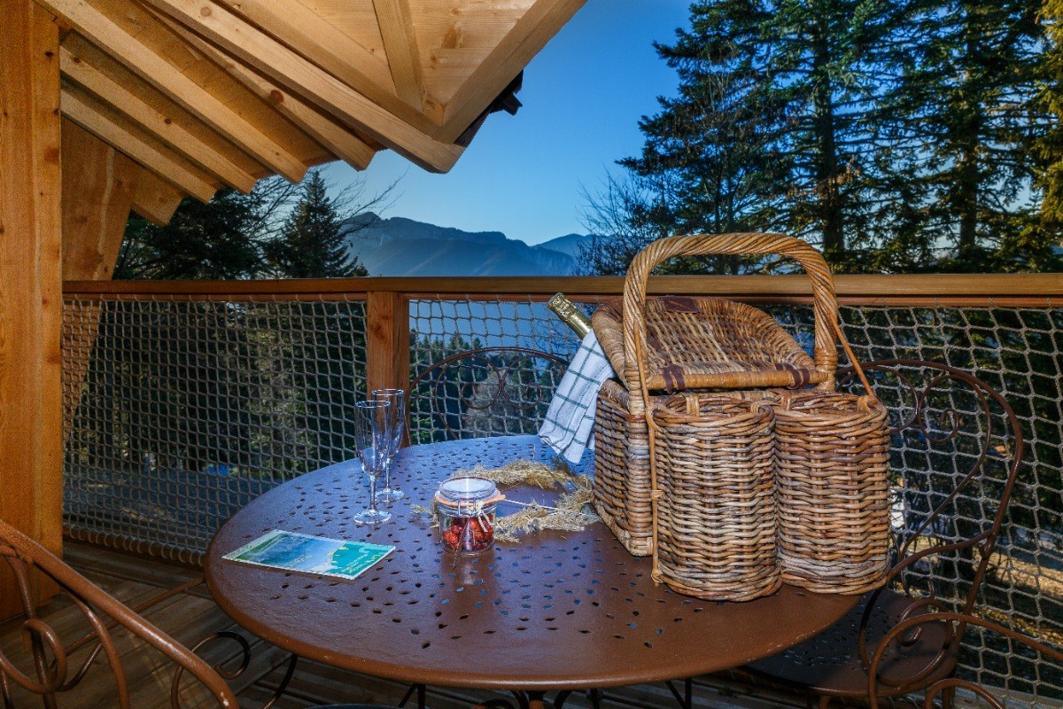 Intérieur cabane "La Bordée"
