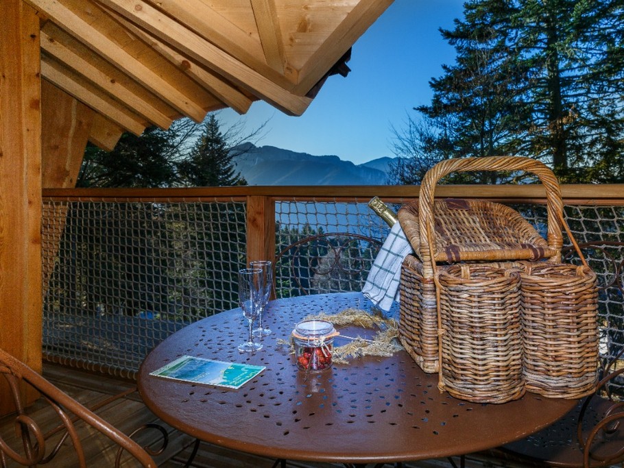 Intérieur cabane "La Bordée"