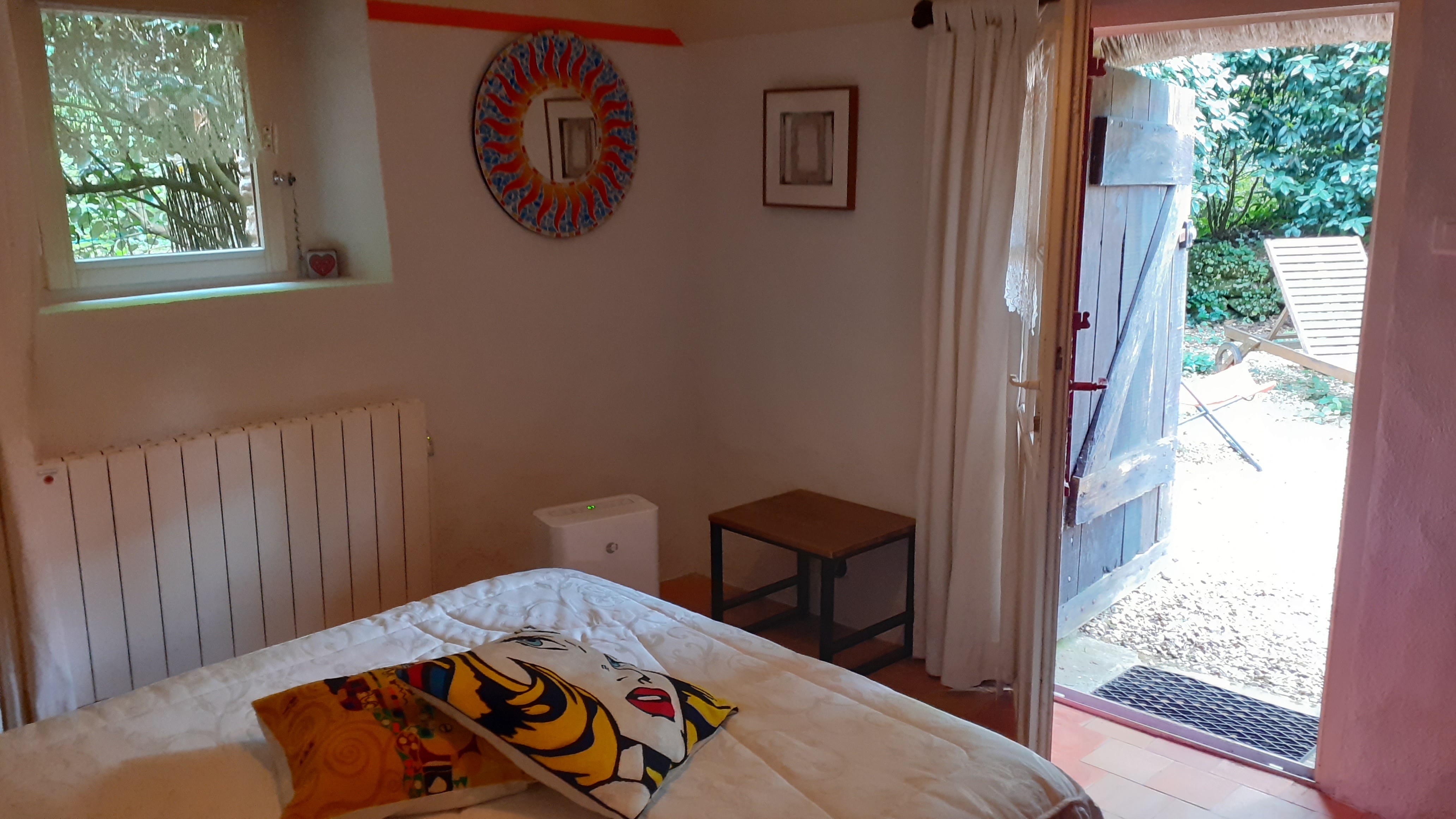 Votre chambre et l'accès à votre terrasse