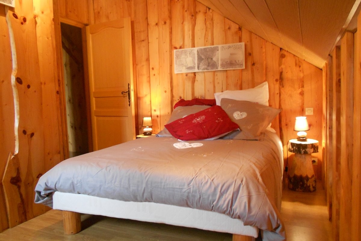 Deuxième chambre de deux personnes - Appartement La Tanière des copains à La Bresse