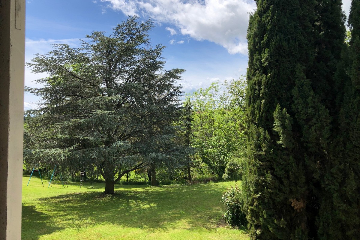 balançoire, parc, nature, calme, gite