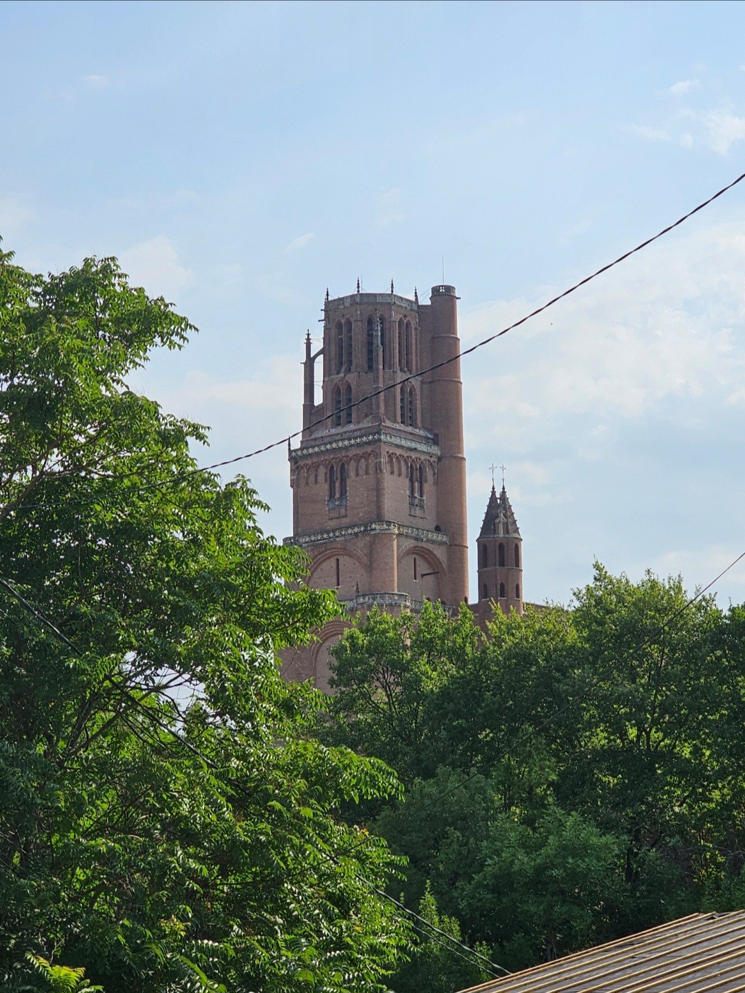 Gîte la Passerelle - Albi dans le Tarn en Occitanie - vue sur la Cathédrale Sainte Cécile