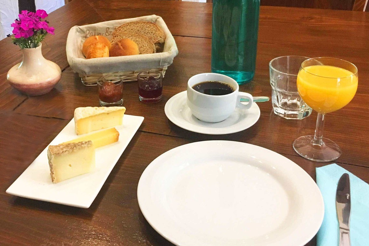 French luxury breakfast