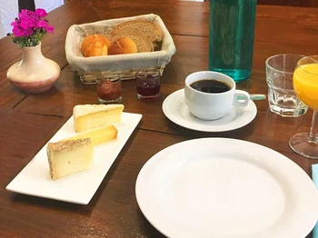 French luxury breakfast