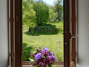 detail chambre blanche