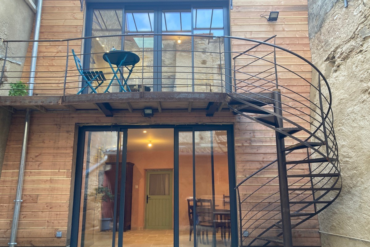L'escalier et le balcon