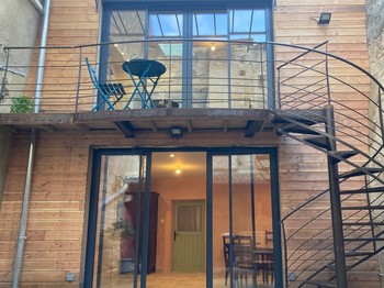 L'escalier et le balcon