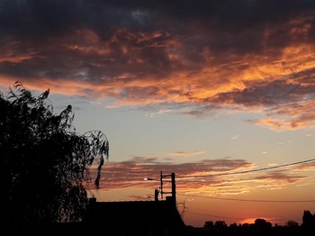 Coucher de soleil vu de la Chambre