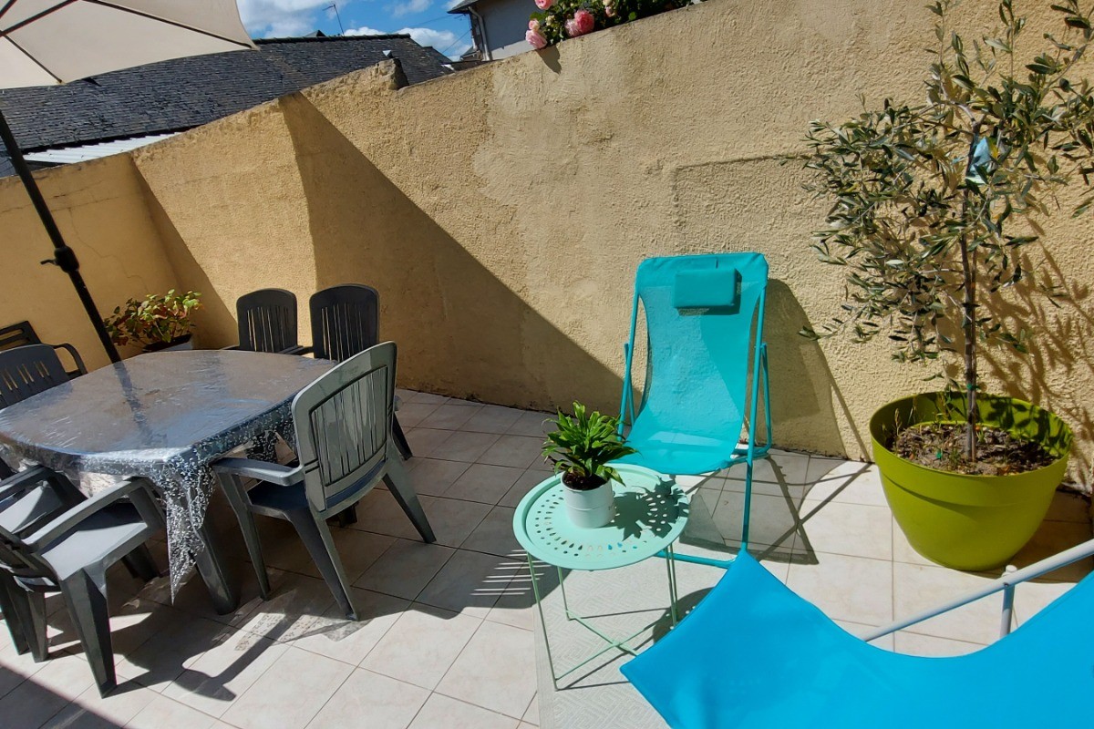 terrasse ensoleillée de 20 m²