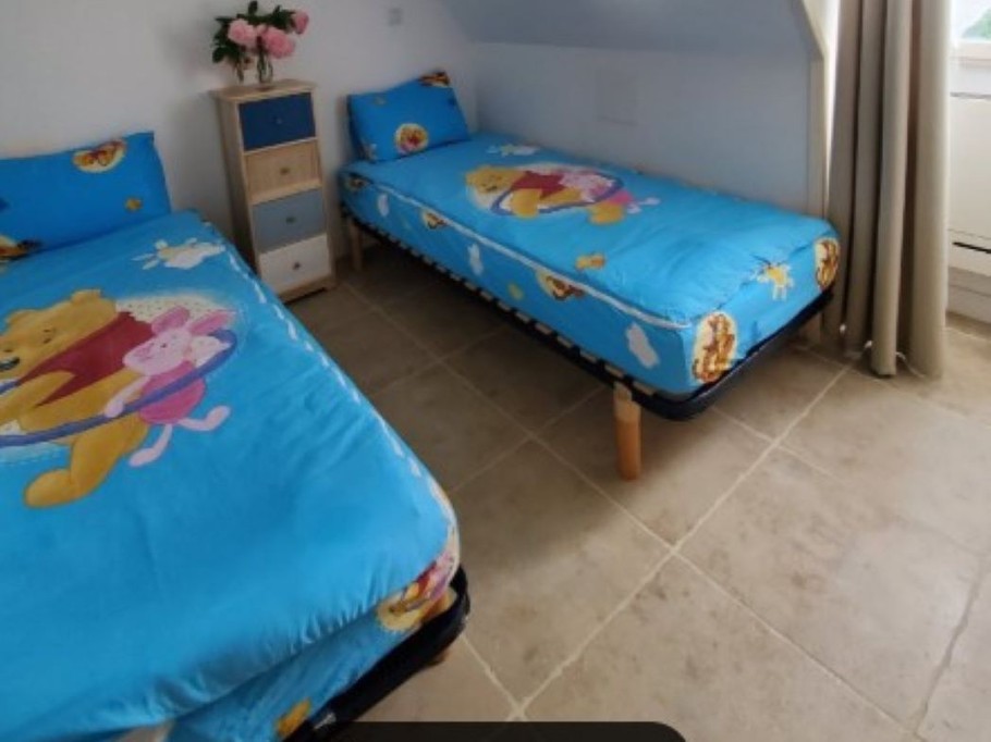 Chambre 2 personnes avec 2 couchages en 90cm