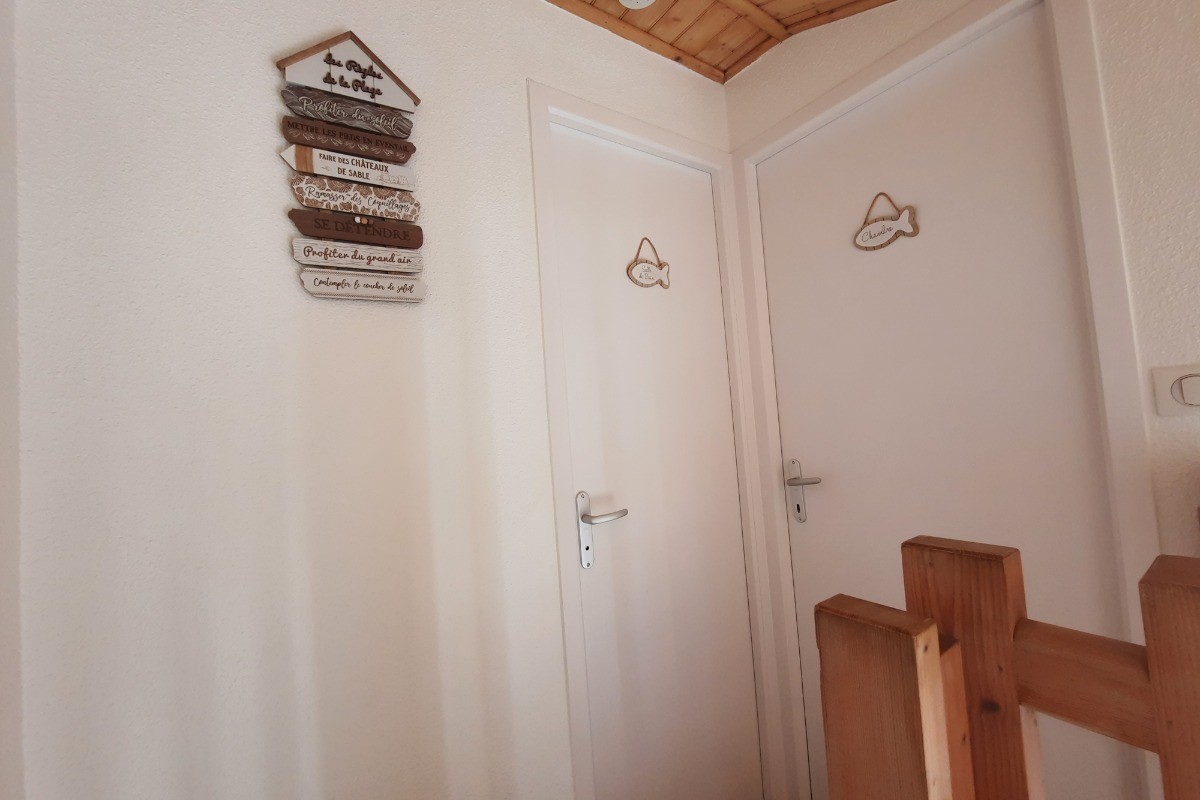 SAS en haut de l'escalier