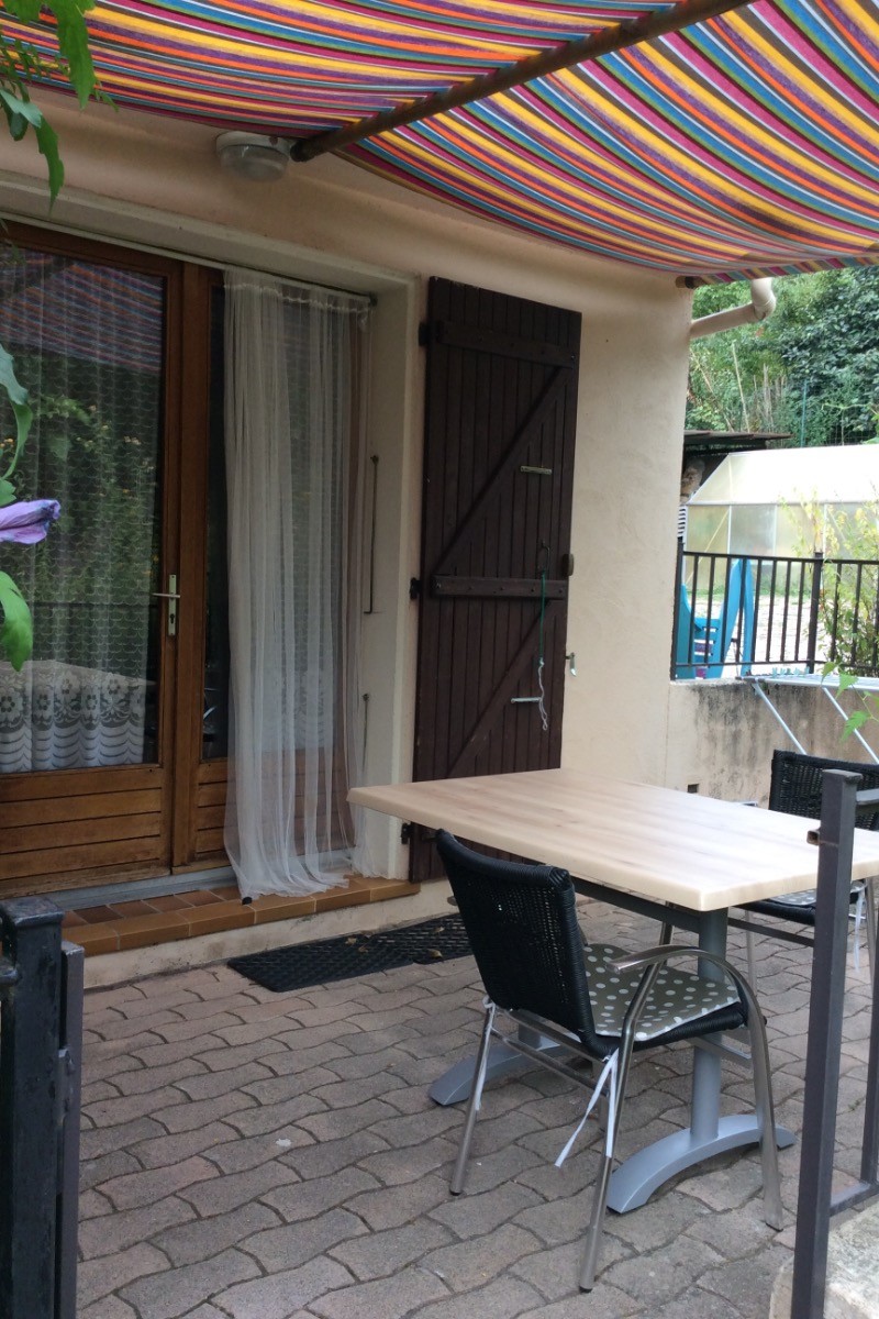 La terrasse ombragée